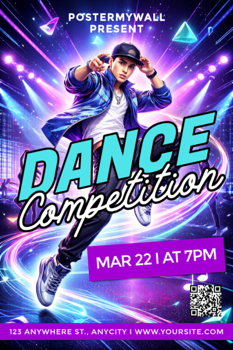 Dance Competition Posters Template | PosterMyWall