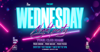 Purple Night Party Facebook Event Cover Template