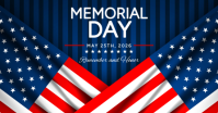 Ungu Profesional Memorial Day Gambar Bersama Facebook template