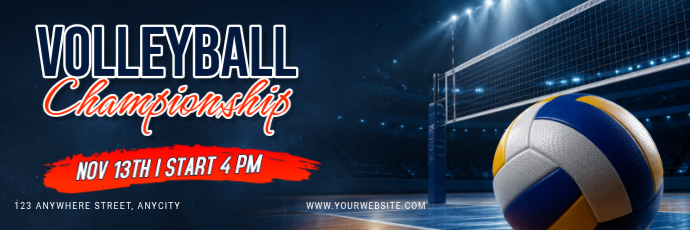 Volleyball Championship Template | PosterMyWall