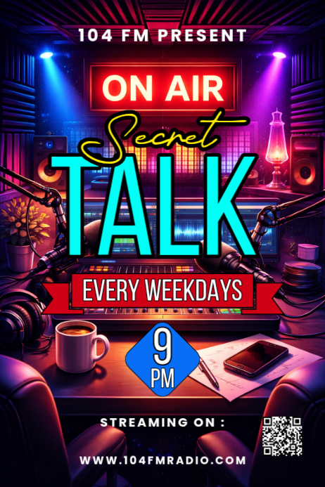 Ungu Radio Talk Show Poster Template | PosterMyWall