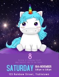 270 Unicorn Customizable Design Templates Postermywall