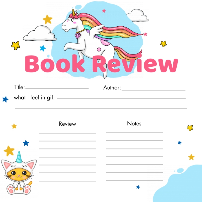 Unicorn Cartoon Book Review Instagram Post Te Template Postermywall Unicorn Cartoon Book Review Instagram Post Te Template Postermywall