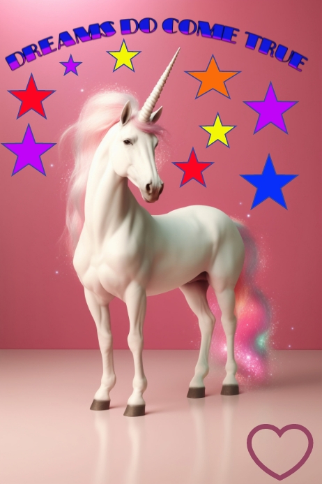 Unicorn Poster Template PosterMyWall