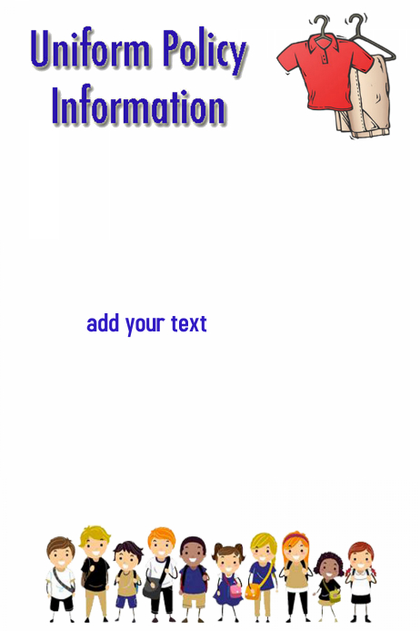 Uniform Policy Template Postermywall