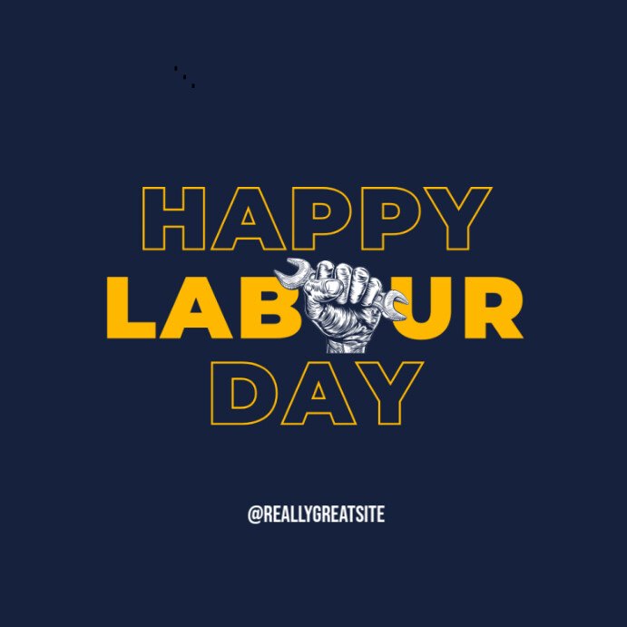 union strong  job fair  labour day event  labour day promotion Instagram Post template