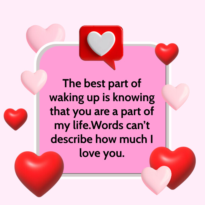 Unique Message Unique beautiful romantic message template te | PosterMyWall
