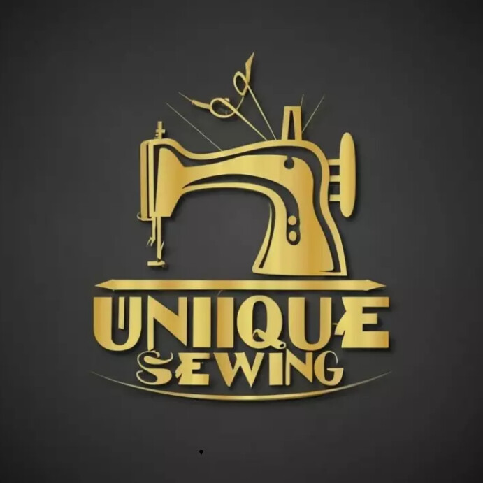 Sewing Logo Design Sewing Logo, Floral Sewing Machine Logo, Seamstress