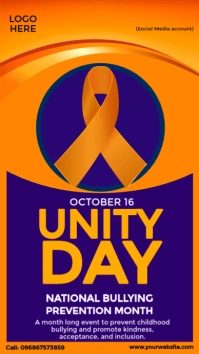 Unite Against Bullying Instagram Story template
