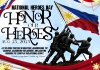 United in Tribute to Heroes A4 template