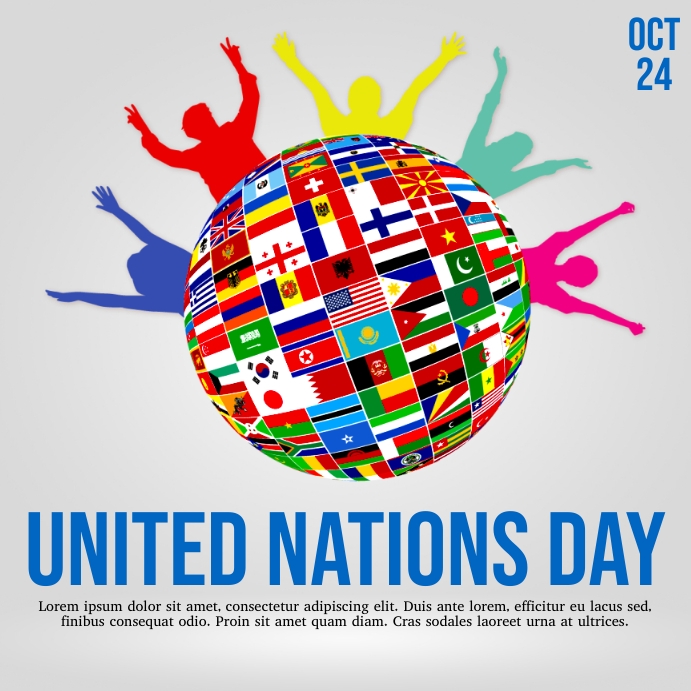 United Nations, United Nations Day Template | PosterMyWall