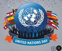 United nations day Medium Rectangle template