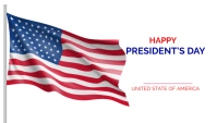 UNITED STATE OF AMERICA PRESIDENT'S DAY Blog overskrift template