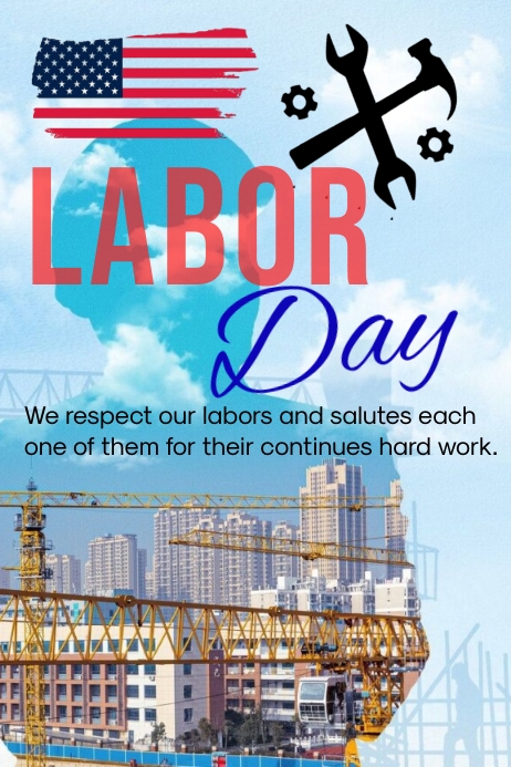 United State / US Labor Day Template | PosterMyWall