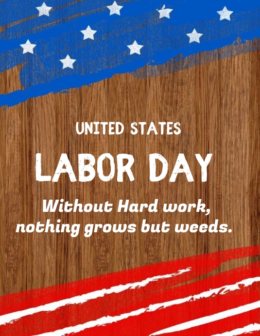 United State / US Labor Day Template | PosterMyWall