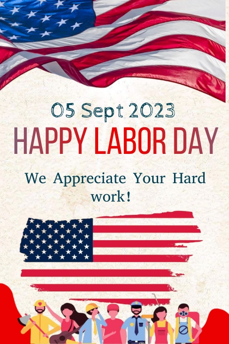 United State / US Labor Day Template | PosterMyWall
