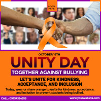 Unity Day Against Bullying Instagram Post template
