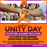 Unity Day Against Bullying Сообщение Instagram template