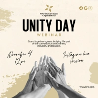 Unity Day Square Post template