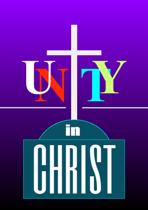 Unity in Christ Logo Template A4