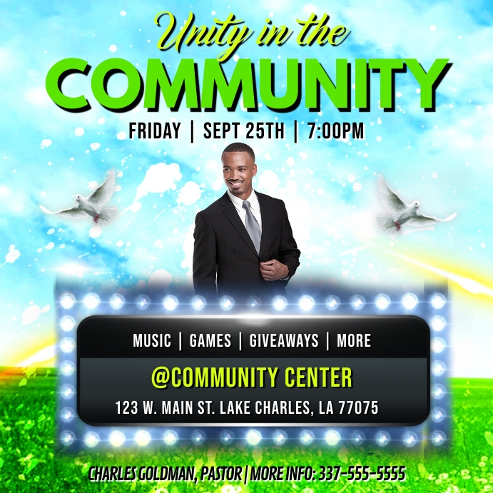 Unity Flyer This Design Template is not available | PosterMyWall