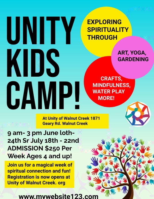 Unity kids camp flyers and posters Template | PosterMyWall