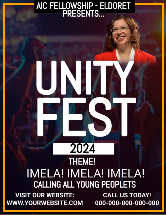 unity template Flyer (US Letter)