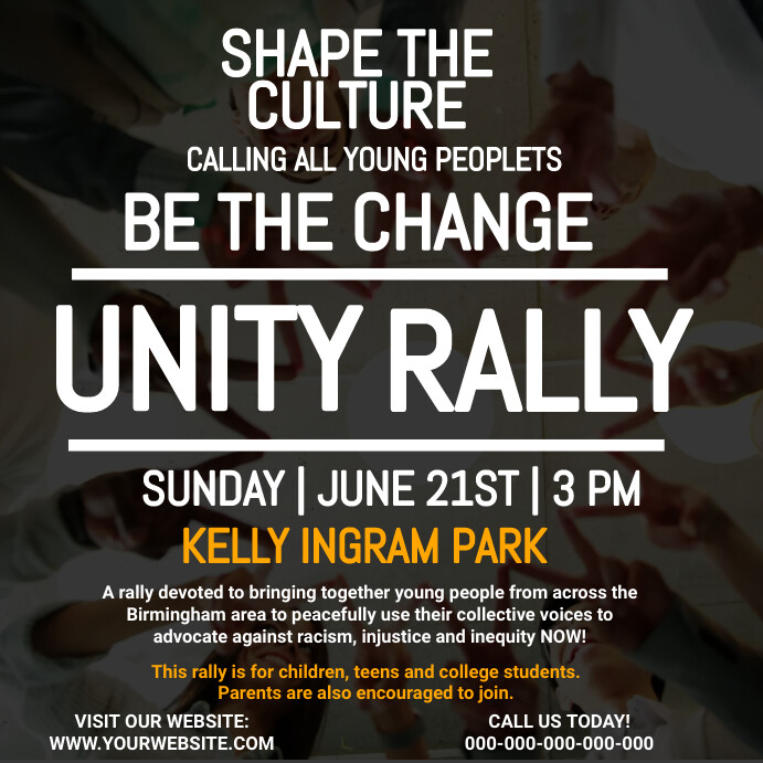 unity template | PosterMyWall