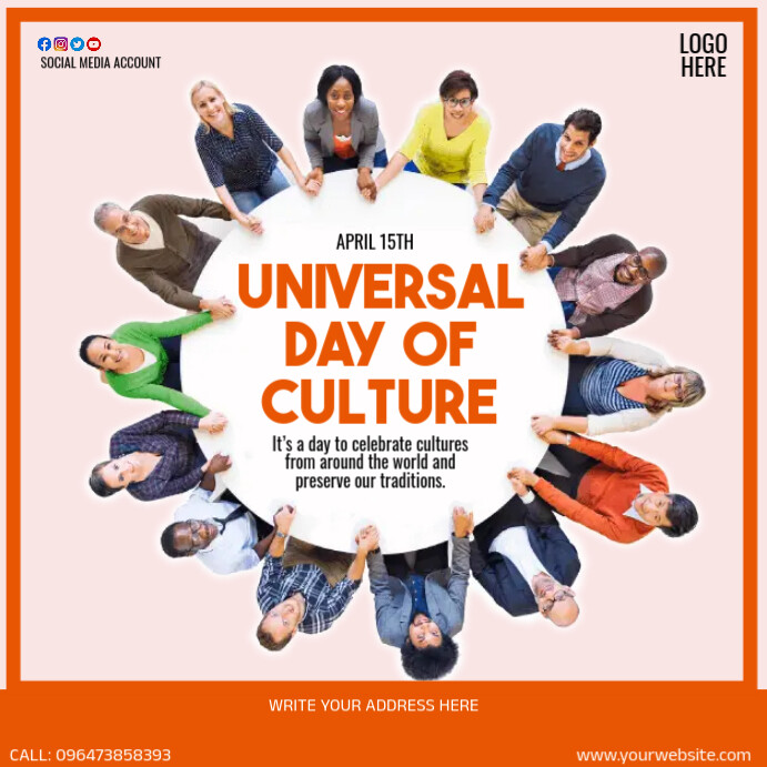 Copy Of Universal Day Of Culture PosterMyWall copy-of-universal-day-of-culture-postermywall