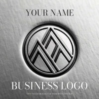 Universal unique Mountain video loop logo design template