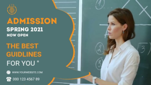 University Admission Facebook Cover Video template