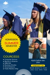 University Admission Tumblr Graphic template