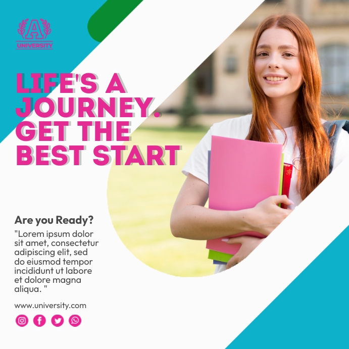 University Ads Template | PosterMyWall