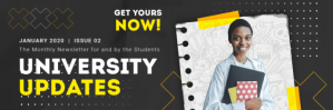 University College News Update Email Header template