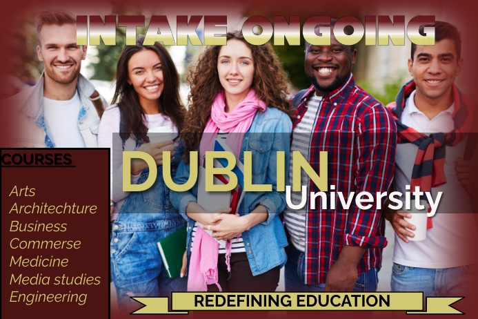 New Intake Poster UNIVERSITY INTAKE POSTER/FLYER Template | PosterMyWall