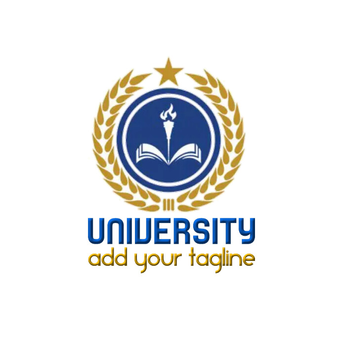 University logo icon,Book icon logo Education template