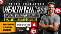 Unleash Your Fitness Potential YouTube-Miniaturansicht template