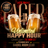 Unlimited Happy Hour Publicação no Instagram template