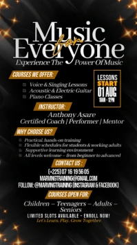 Unlock Sound Skills Instagram-Story template