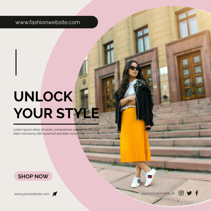 Style Post Unlock Your Style Poster Template | PosterMyWall