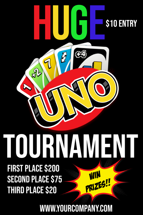 Uno Tournament Template Postermywall