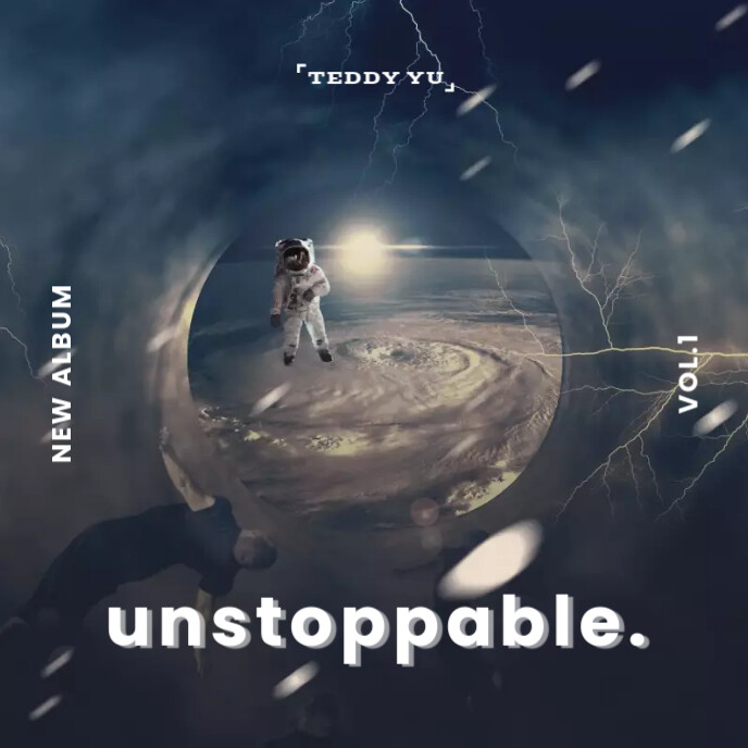 Copy of Unstoppable. Album Cover | PosterMyWall