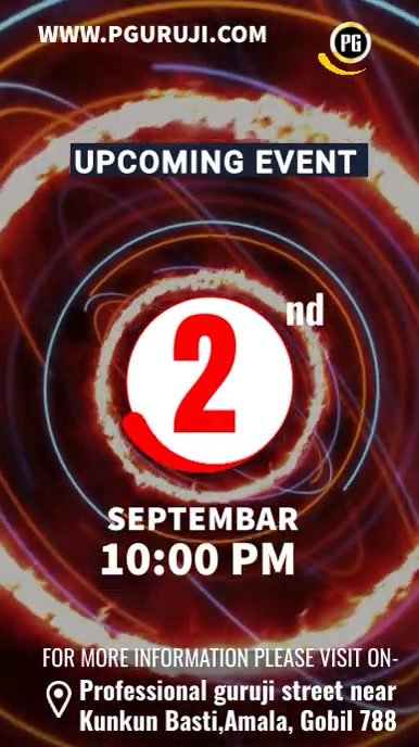 Upcoming Event Template | PosterMyWall