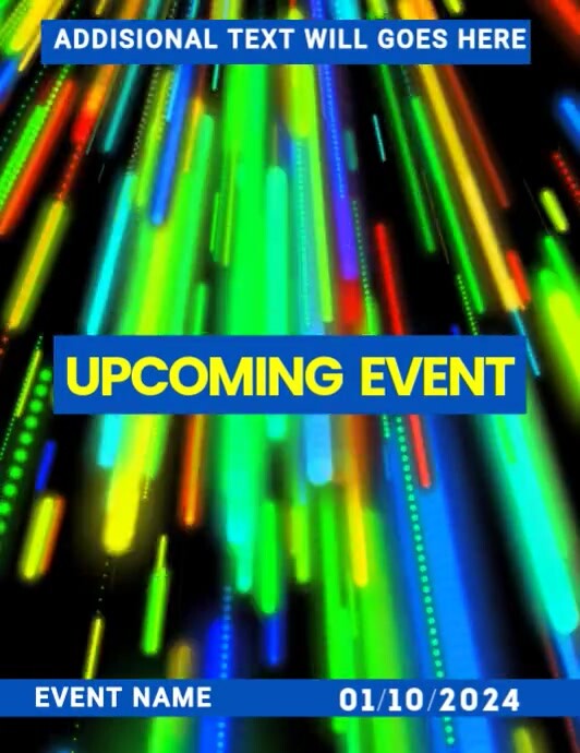 Upcoming Event Template | PosterMyWall