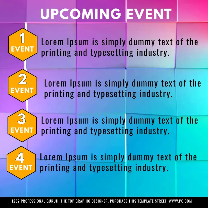 upcoming event Template | PosterMyWall