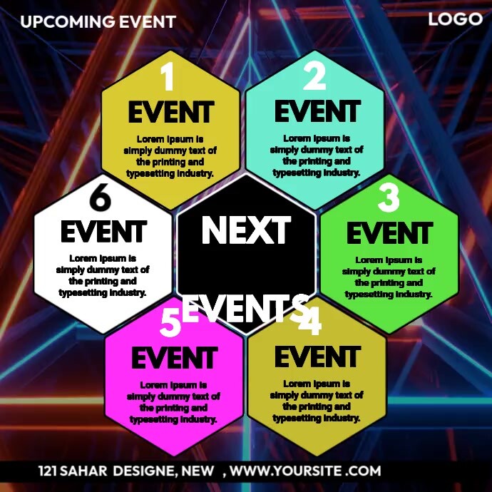 UPCOMING EVENT Template | PosterMyWall