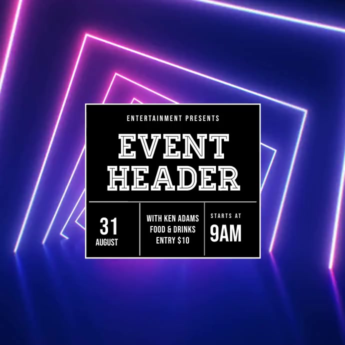 Upcoming Event Template | PosterMyWall