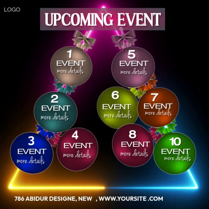 UPCOMING EVENT Template | PosterMyWall
