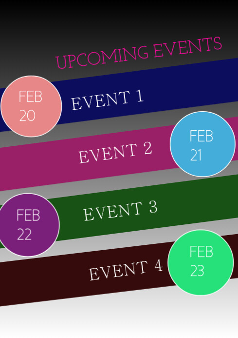 UPCOMING EVENT Template | PosterMyWall