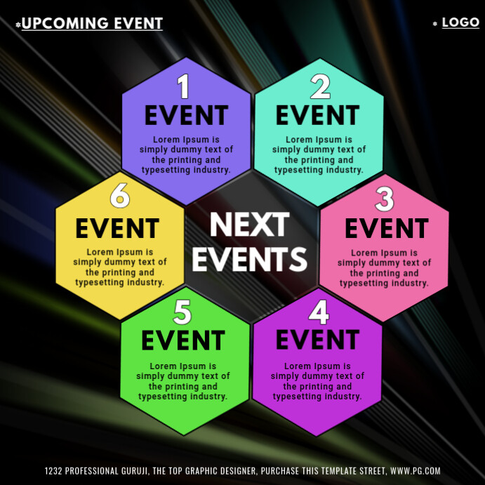 UPCOMING EVENT Template | PosterMyWall
